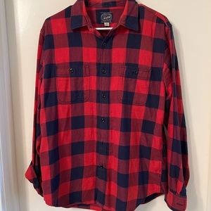 Men's medium J. Crew lightweight flannel shirt